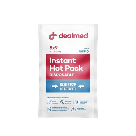 DEALMED Hot Pack Instant Disposable 5" X 9", 24/Cs, 24PK 787540